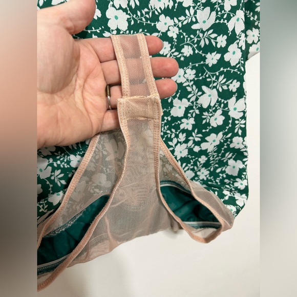 ASTR The Label Floral Wrap Front Surplice Bodysuit - Picture 10 of 16